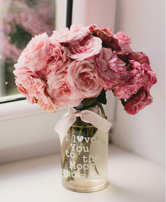 Flores rosas Dia de la Madre