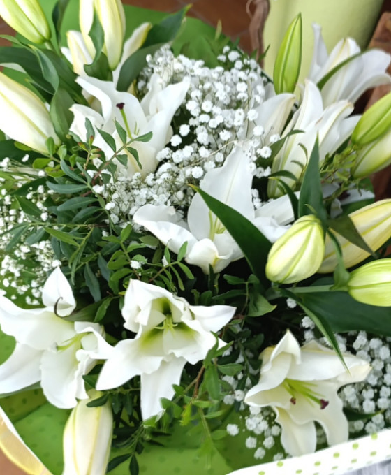 Ramo de Liliums Blanco